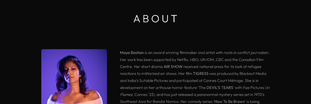 Maya Bastian detail screenshot 2